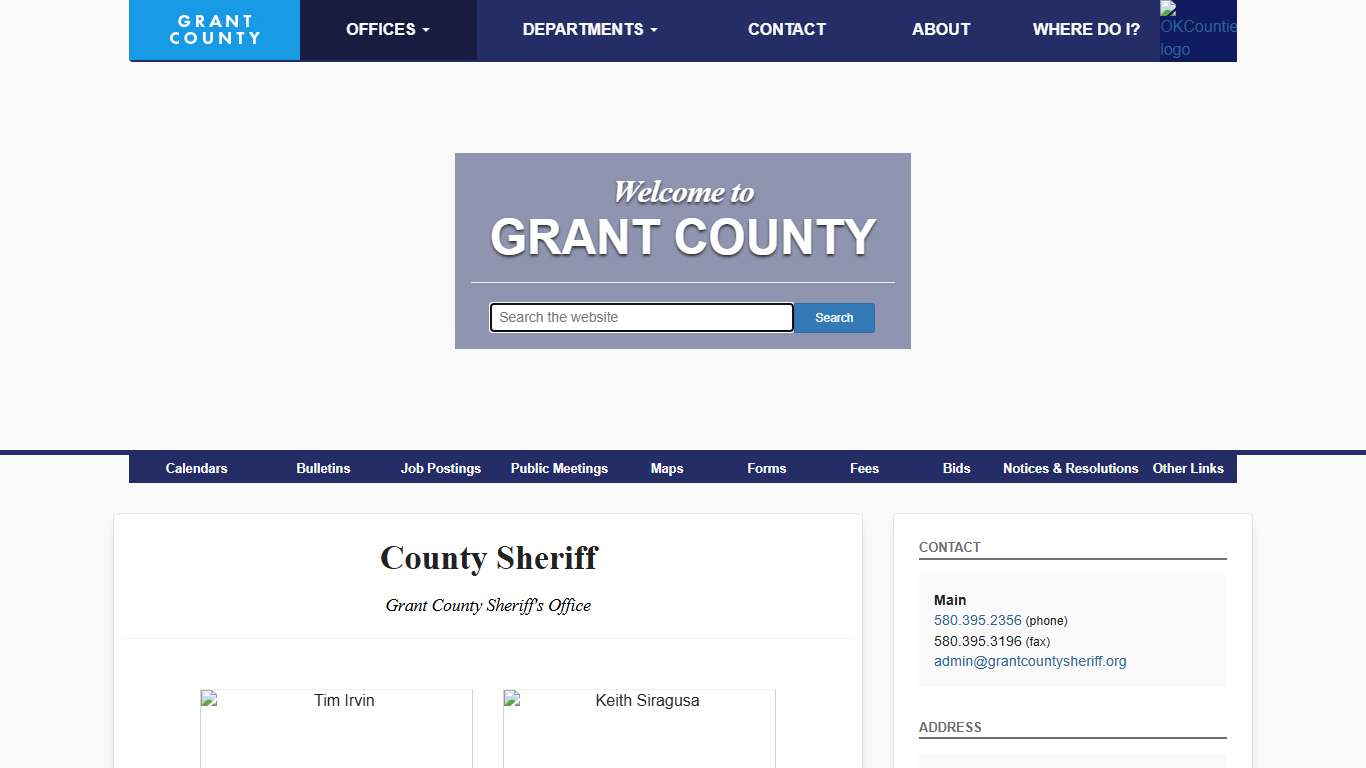 County Sheriff
