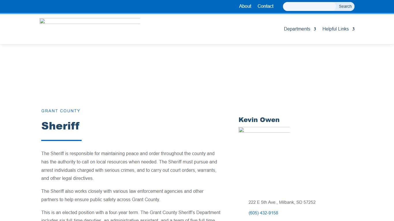 Sheriff - Grant County